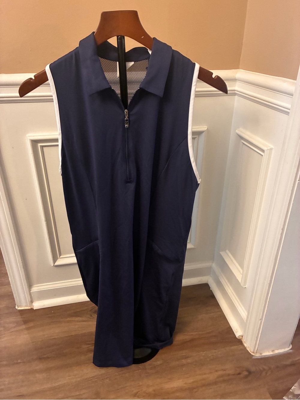 New Callaway womens Racer Back Sleeveless peacoat Dress size Large